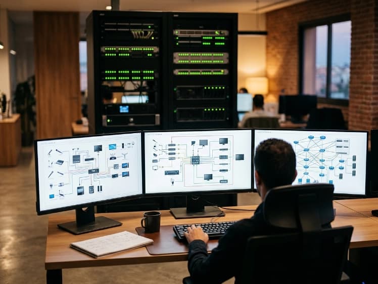 L'équipe Swift Waves au travail